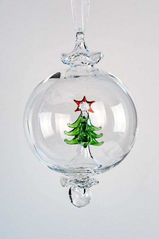 Ornament with Inner Christmas Tree" Our Best Seller"