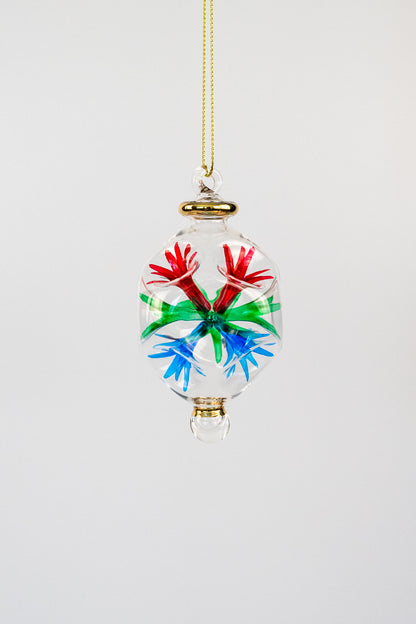 Five beautiful Pieces of Ornaments the colorful flower