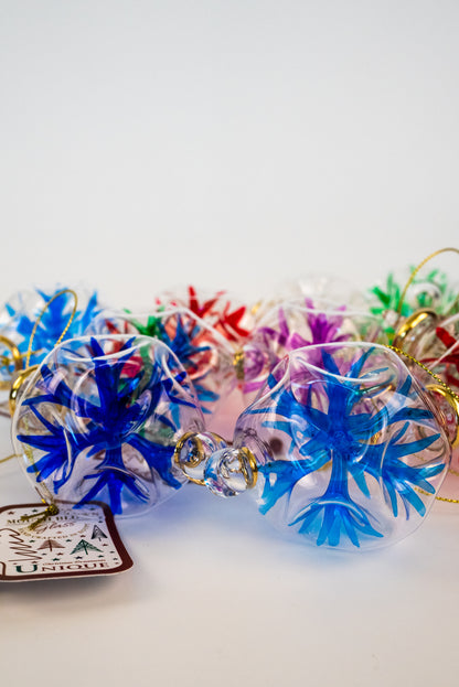 Five beautiful Pieces of Ornaments the colorful flower