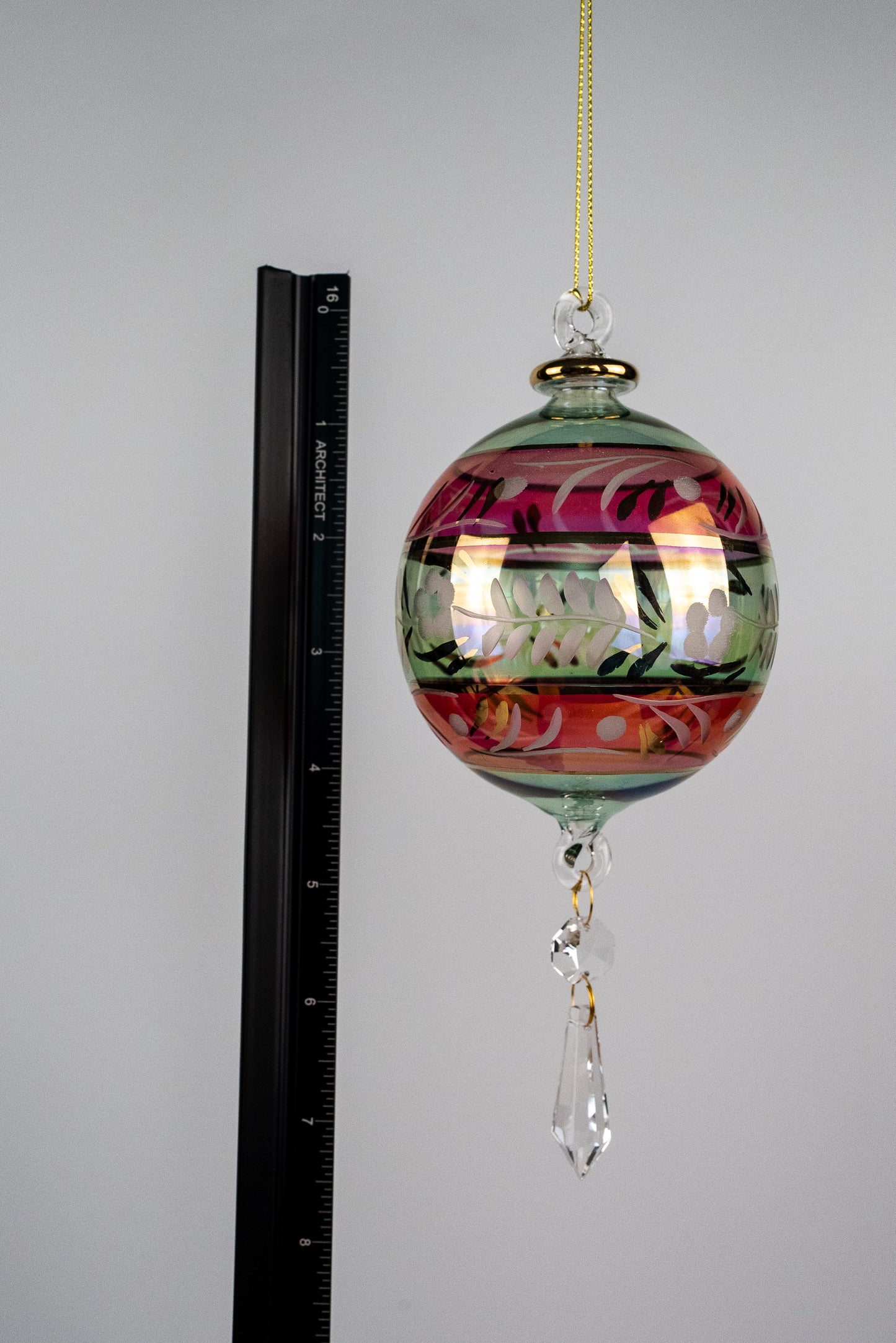 The Colored Engraved with Crystal