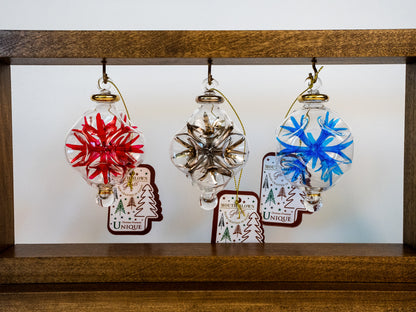 Assortment of Five beautiful Pieces of Ornaments the colorful flower