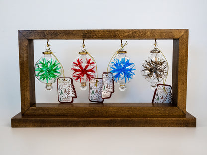 Assortment of Five beautiful Pieces of Ornaments the colorful flower