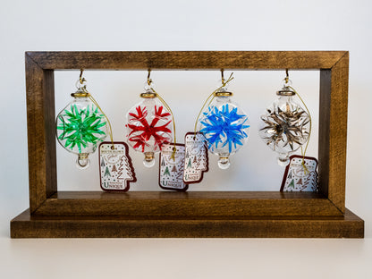 Assortment of Five beautiful Pieces of Ornaments the colorful flower