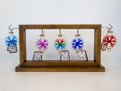 Assortment of Five beautiful Pieces of Ornaments the colorful flower