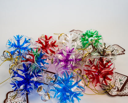 Assortment of Five beautiful Pieces of Ornaments the colorful flower
