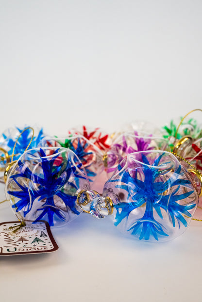 Assortment of Five beautiful Pieces of Ornaments the colorful flower