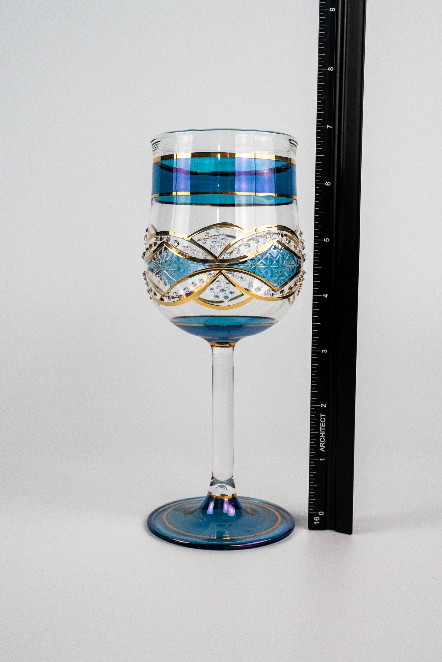 Blue Glasses Wine