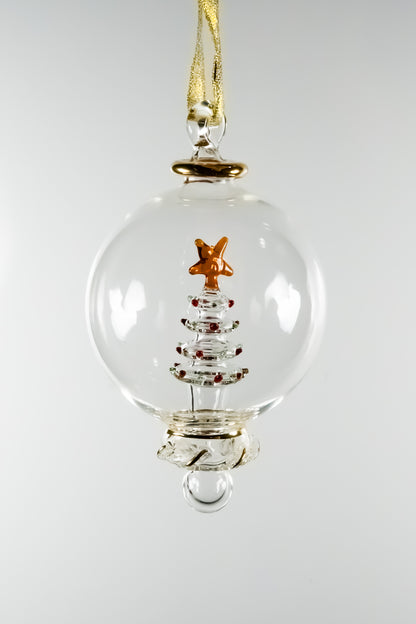 Ornament with Inner Christmas Tree" Our Best Seller"