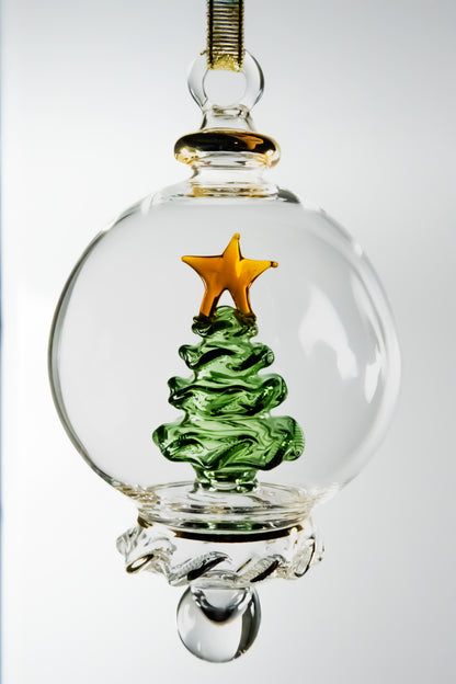 Ornament with Inner Christmas Tree" Our Best Seller"